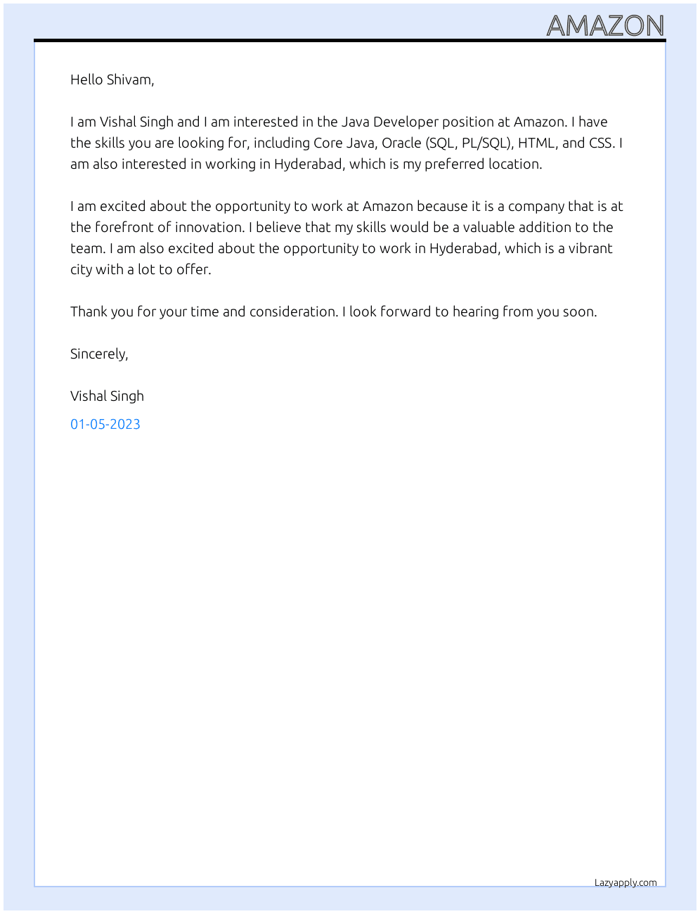 apprentice cloud Cover Letter
