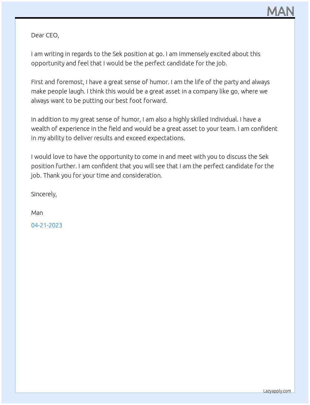 Sek At go Cover Letter