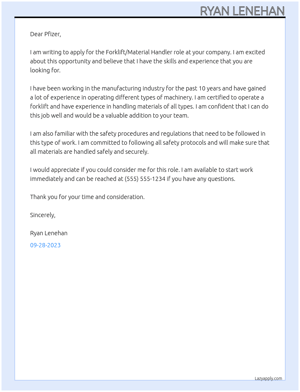 Manpower At Manpower Cover Letter