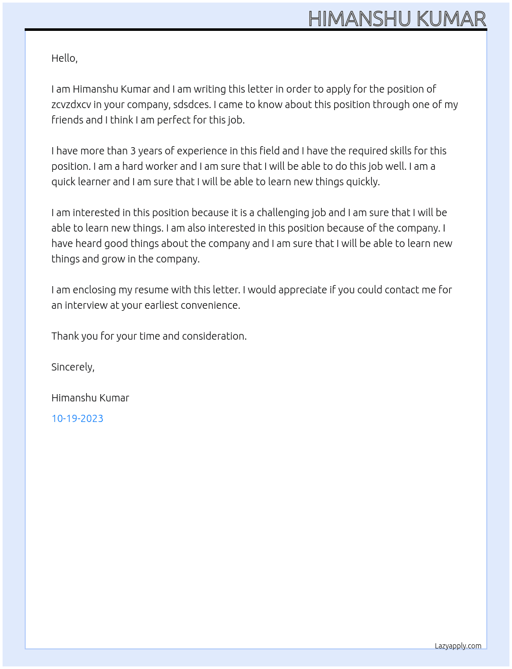 zcvzdxcv At sdsdces Cover Letter
