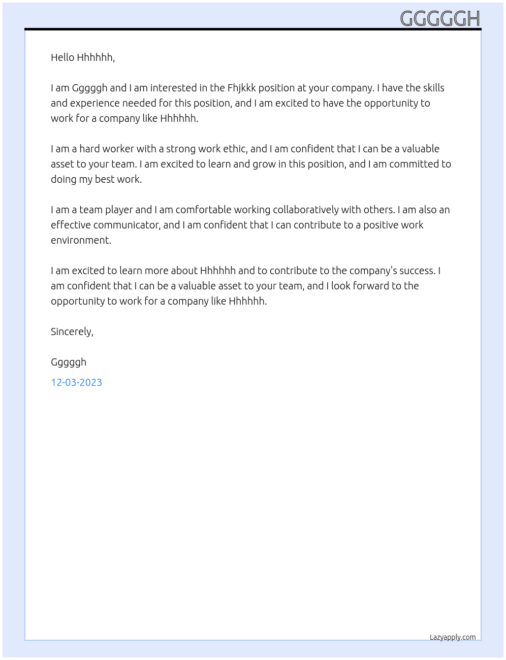 Fhjkkk At Hhhhhh Cover Letter