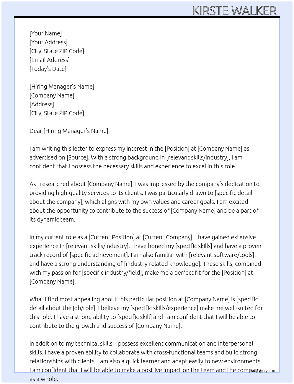   Jiu-Jiu Pty Ltd  View all jobs Bayside & South Eastern Suburbs, Melbourne VIC At Jiu-Jiu Pty Ltd Cover Letter