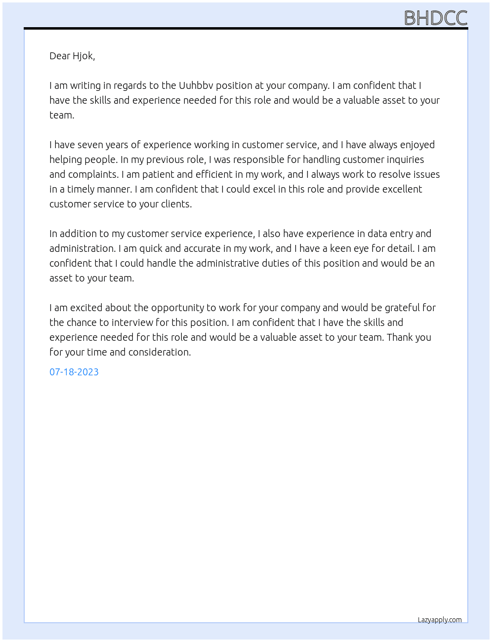 Uuhbbv At Hjok Cover Letter