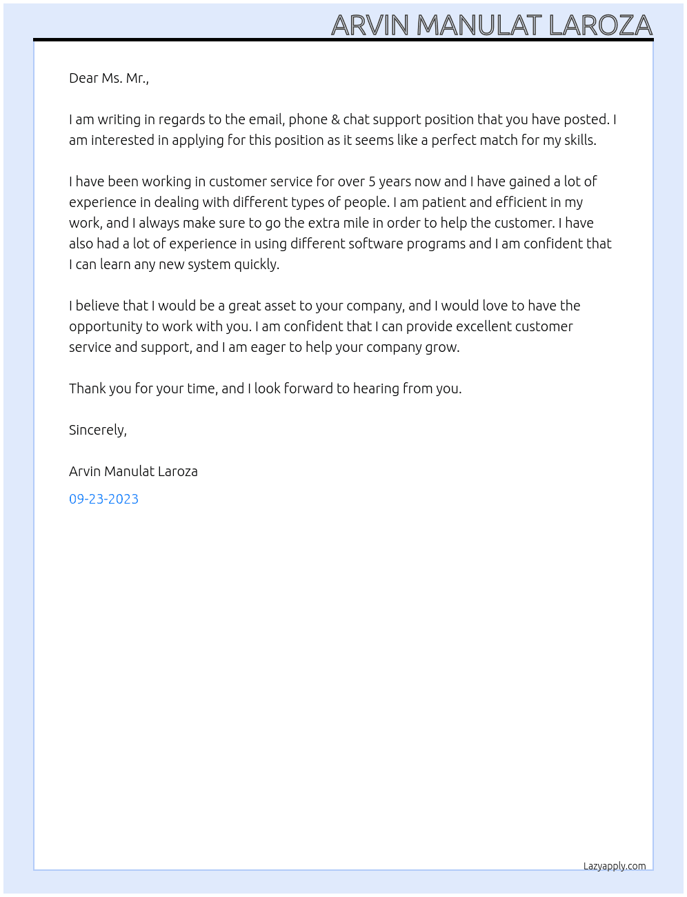 email, phone & Chat support  At Assistant Gcash Scam Cover Letter